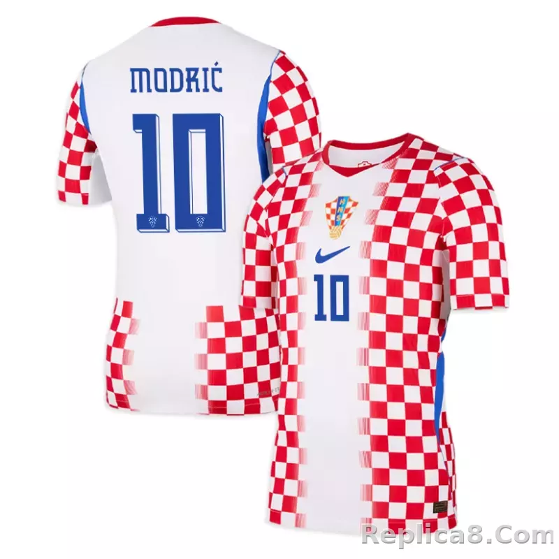 Luka Modrić 10 Croatia World Cup Home Football Jersey 2026