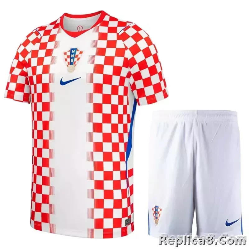 2026 Croatia World Cup Home Football Kit Jersey+Shorts
