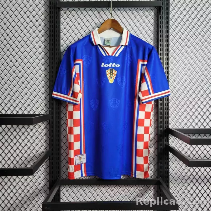 1998 Croatia World Cup Away Retro Jersey