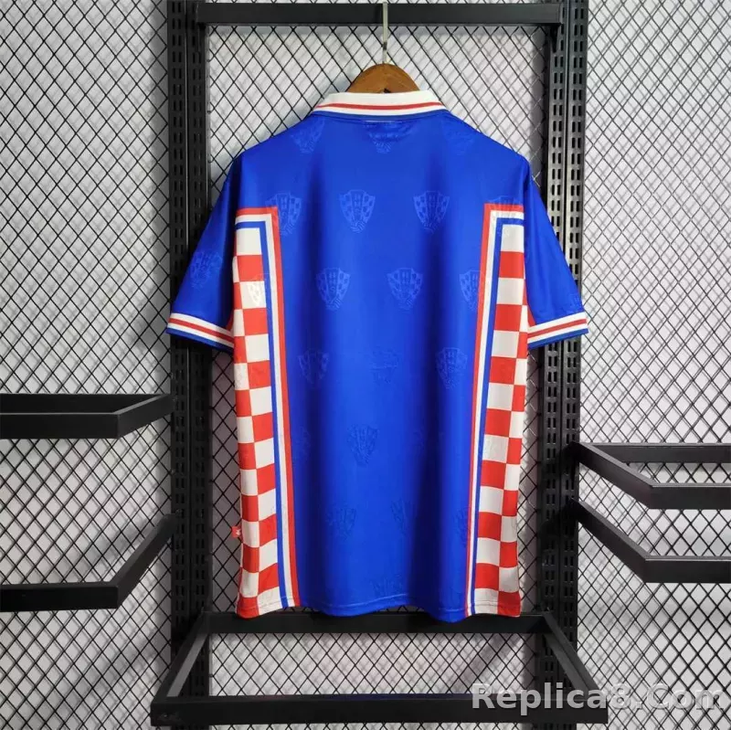 1998 Croatia World Cup Away Retro Jersey - detail
