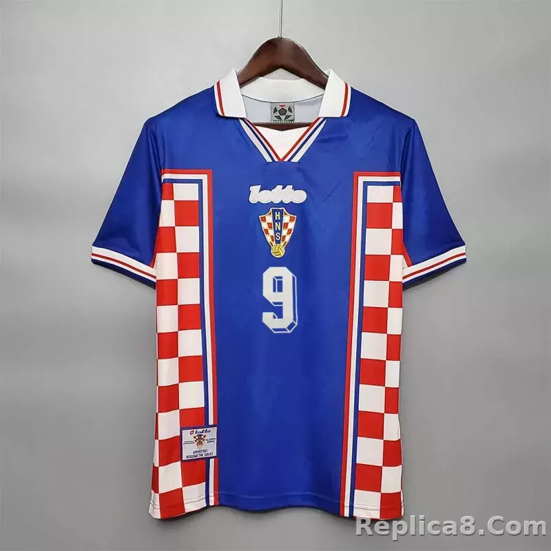 1998 Croatia World Cup Away Retro Jersey - detail