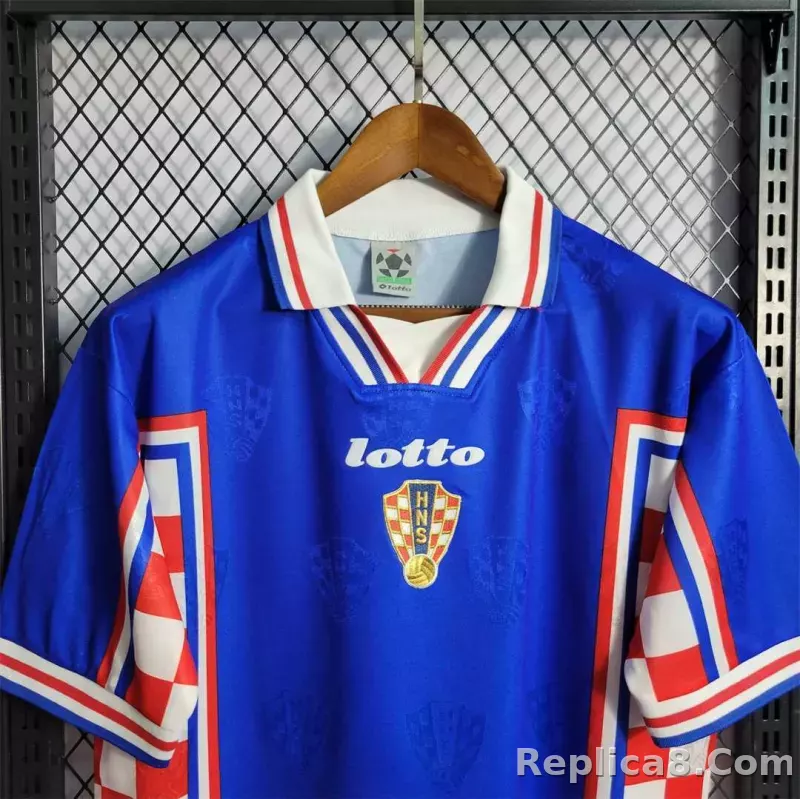 1998 Croatia World Cup Away Retro Jersey - detail