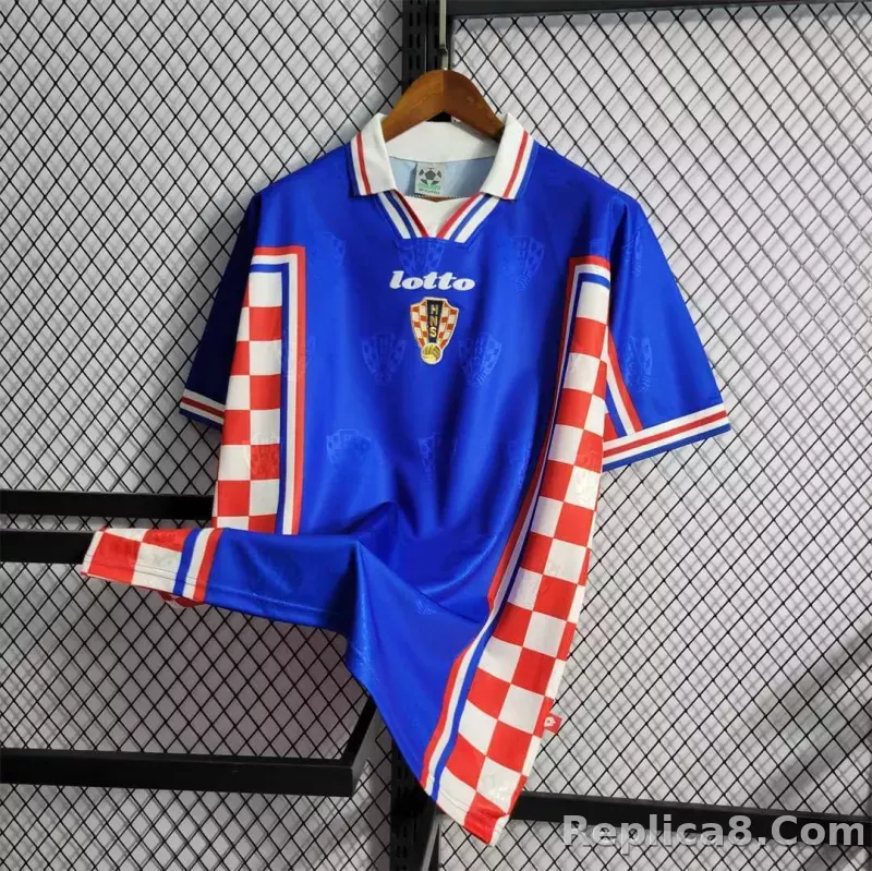 1998 Croatia World Cup Away Retro Jersey - detail