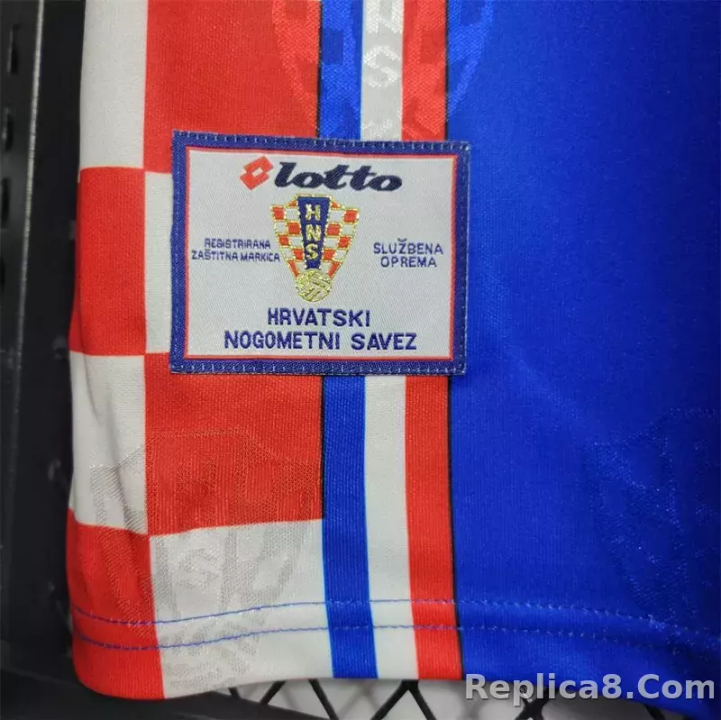 1998 Croatia World Cup Away Retro Jersey - detail