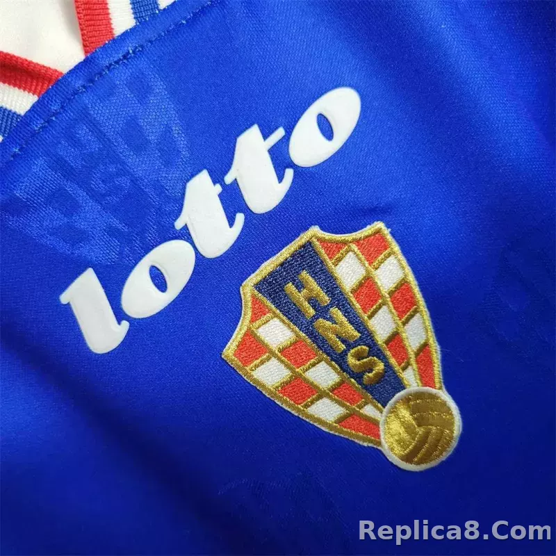 1998 Croatia World Cup Away Retro Jersey - detail