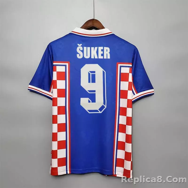 1998 Croatia World Cup Away Retro Jersey - detail