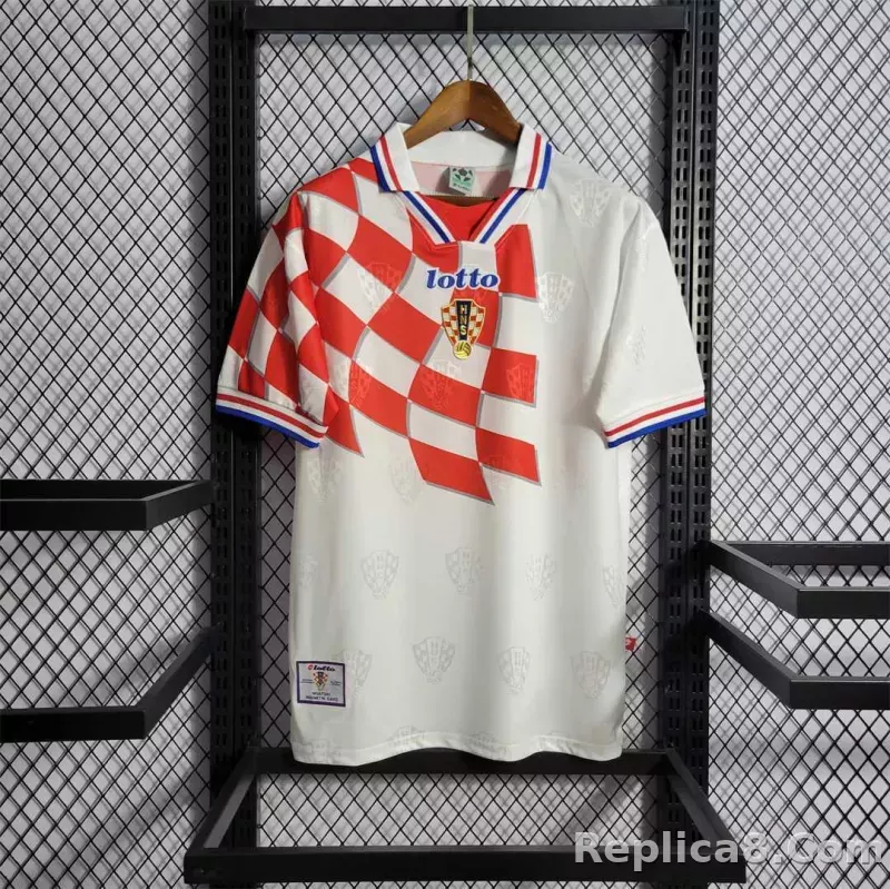 1998 Croatia World Cup Home Retro Jersey