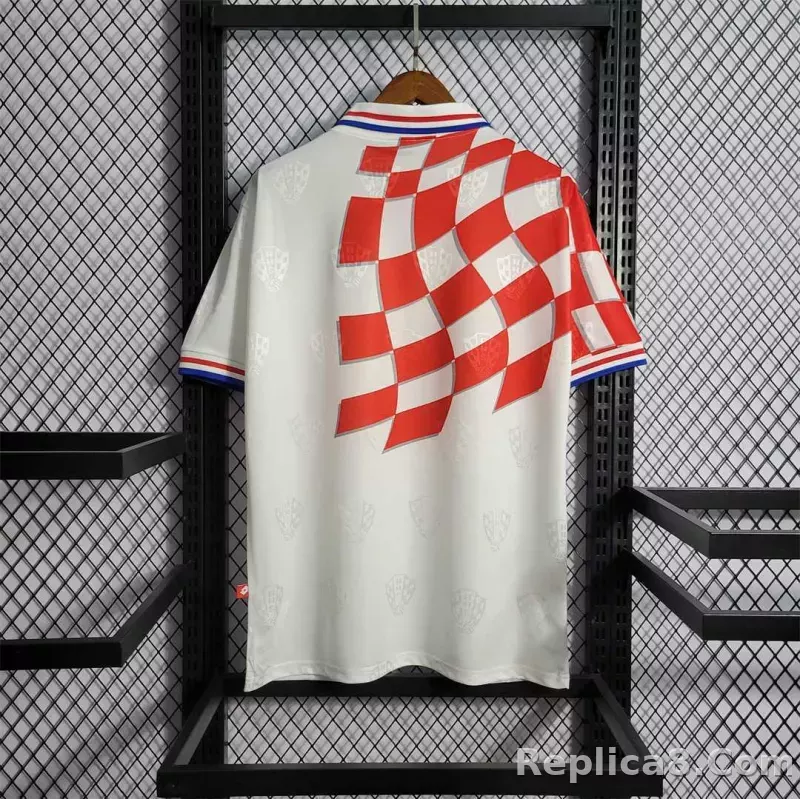 1998 Croatia World Cup Home Retro Jersey - detail