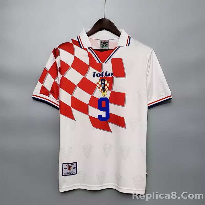 1998 Croatia World Cup Home Retro Jersey - detail