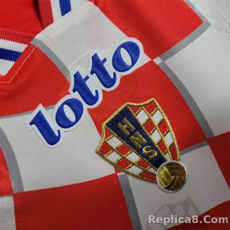 1998 Croatia World Cup Home Retro Jersey - detail