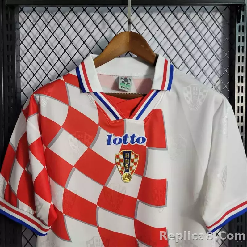 1998 Croatia World Cup Home Retro Jersey - detail