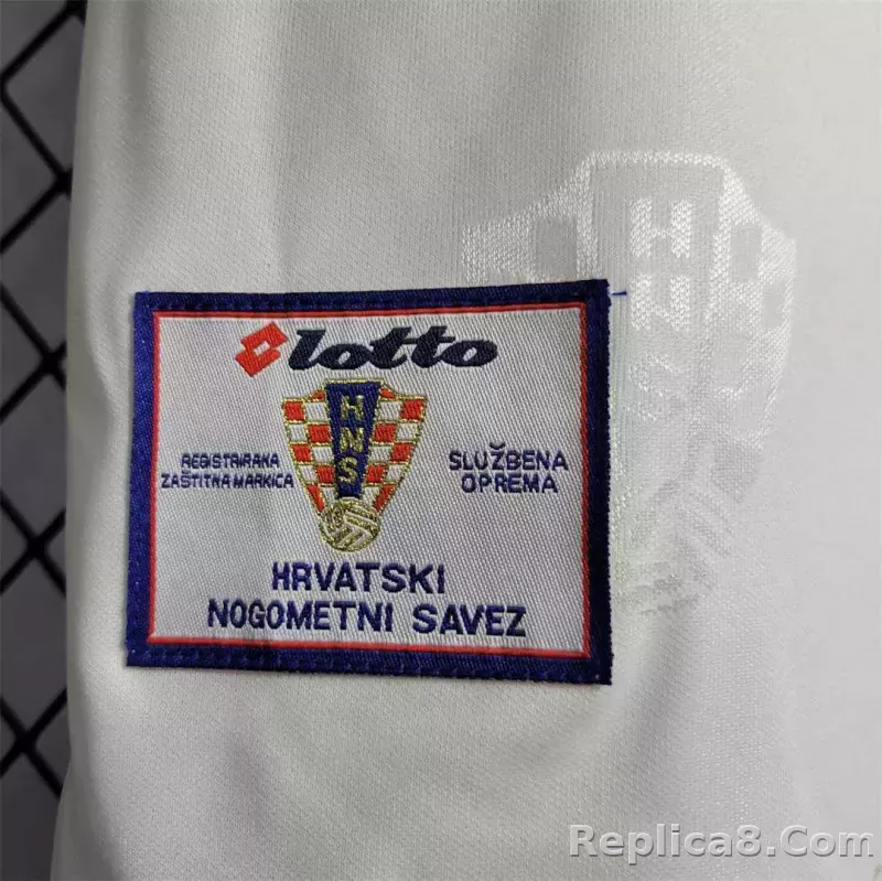 1998 Croatia World Cup Home Retro Jersey - detail