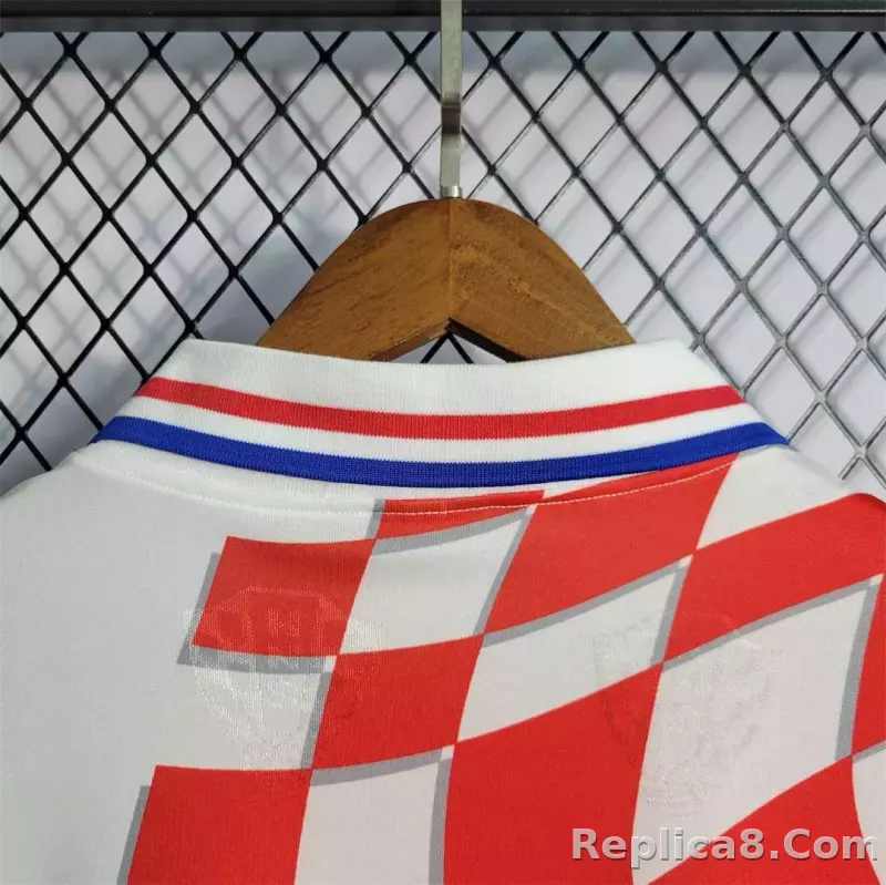 1998 Croatia World Cup Home Retro Jersey - detail