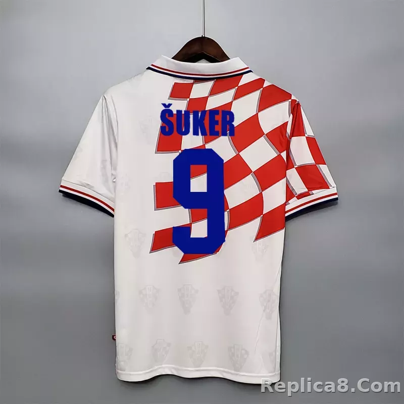 1998 Croatia World Cup Home Retro Jersey - detail