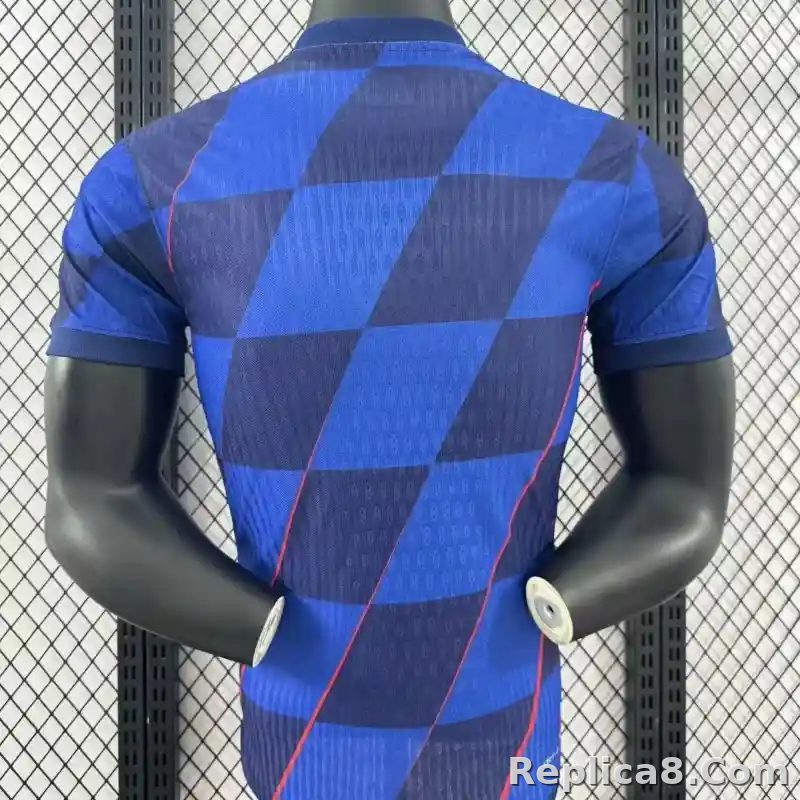 2024 Croatia Euro Cup Away Football Jersey Player Version - detail