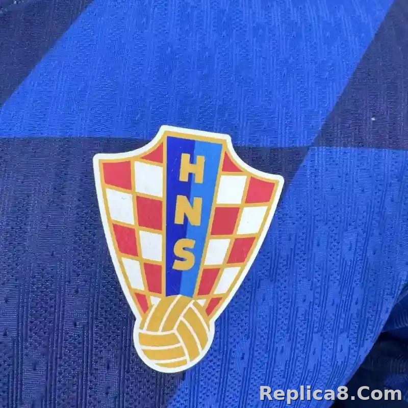2024 Croatia Euro Cup Away Football Jersey Player Version - detail