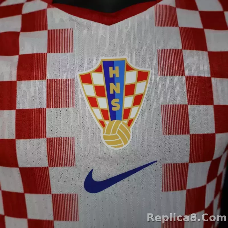 2026 Croatia Home World Cup Soccer Jersey Authentic Shirt - detail