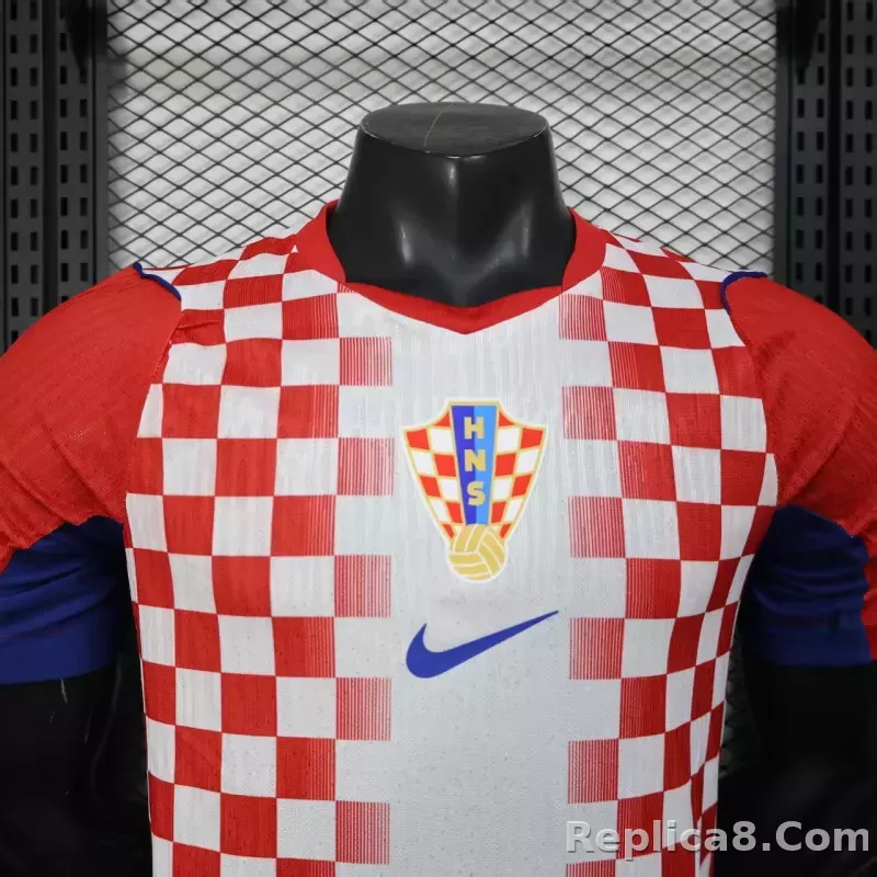 2026 Croatia Home World Cup Soccer Jersey Authentic Shirt - detail