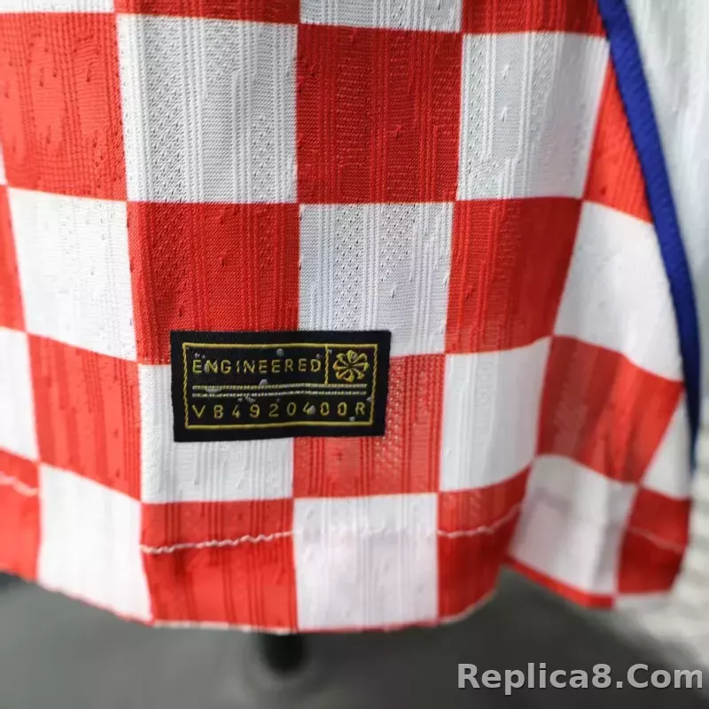 2026 Croatia Home World Cup Soccer Jersey Authentic Shirt - detail