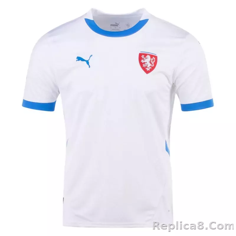2024 Czech Republic Euro Cup Away Football Jersey