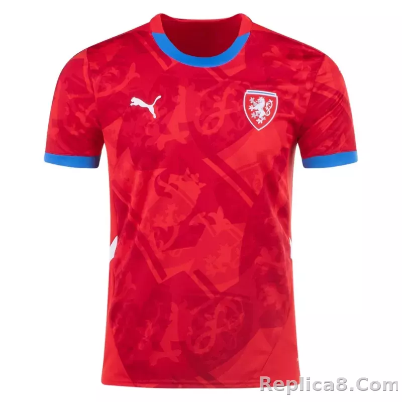 2024 Czech Republic Euro Cup Home Football Jersey