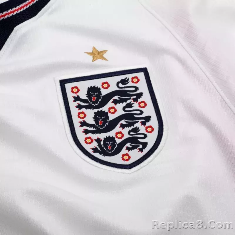 England Home Shirt World Cup 2026 RICE 4 - detail