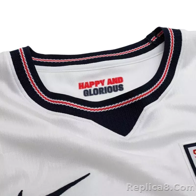 England Home Shirt World Cup 2026 RICE 4 - detail