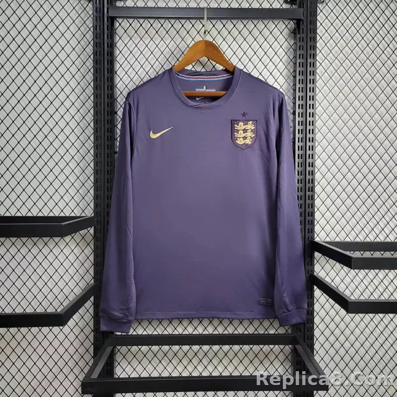 2024 England Euro Cup Away Long Sleeve Jersey