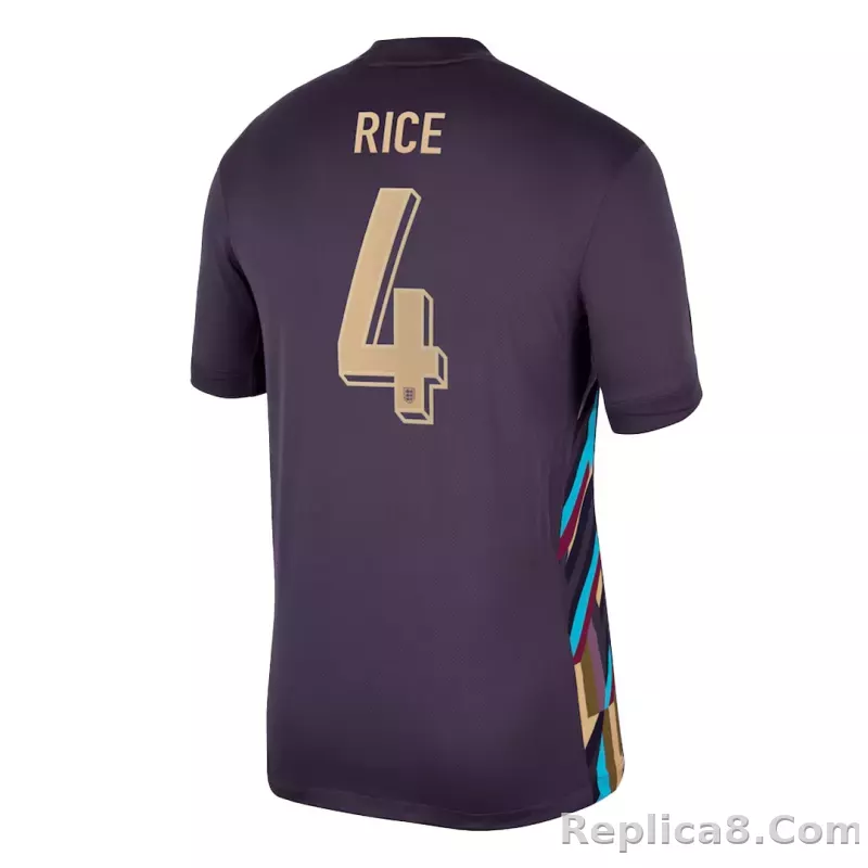 2024 England RICE #4 Euro Cup Away Jersey - detail