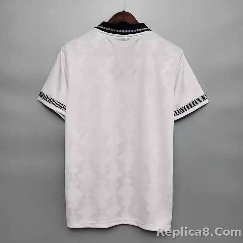 1990 England World Cup Home Retro Jersey - detail