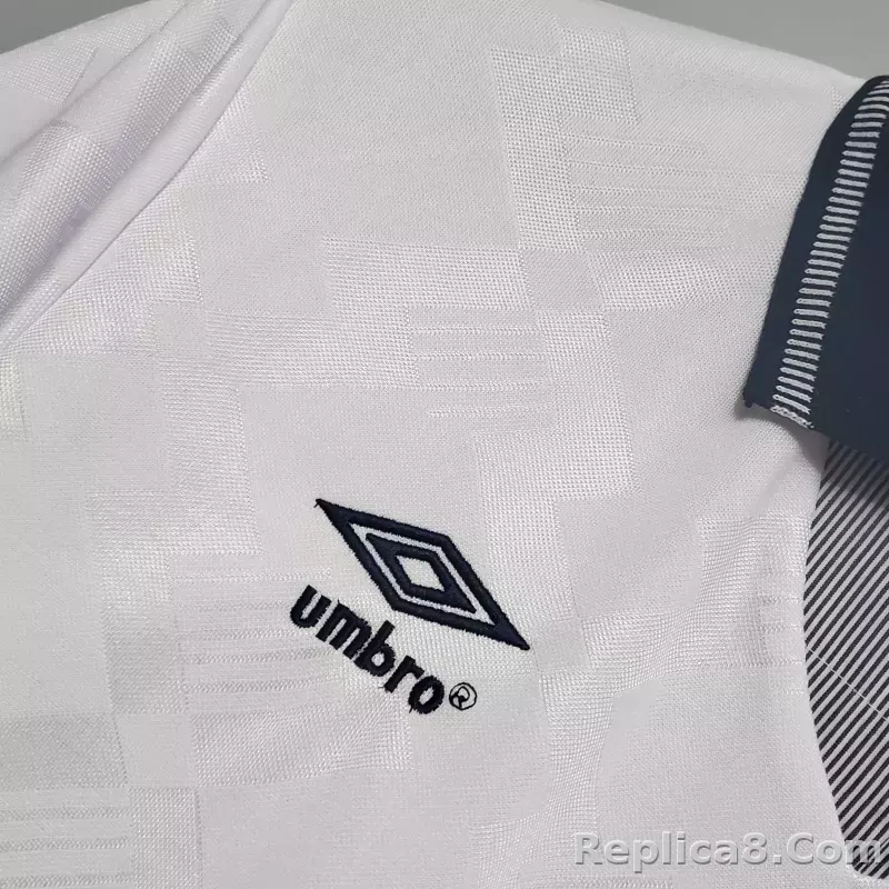 1990 England World Cup Home Retro Jersey - detail