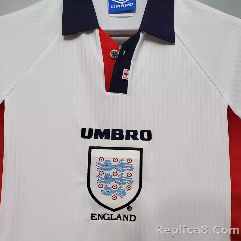 1998 England World Cup Home Retro Jersey - detail