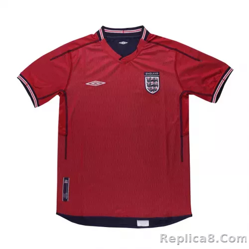 2002 England World Cup Away Retro Jersey - detail