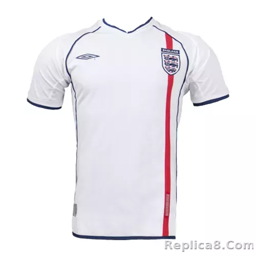 2002 England World Cup Home Retro Jersey