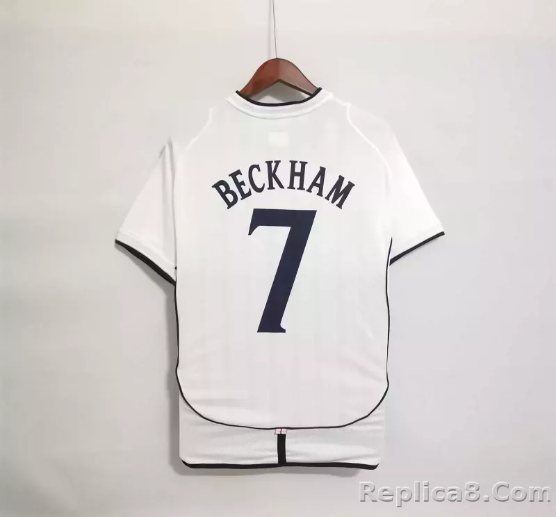 2002 England World Cup Home Retro Jersey - detail