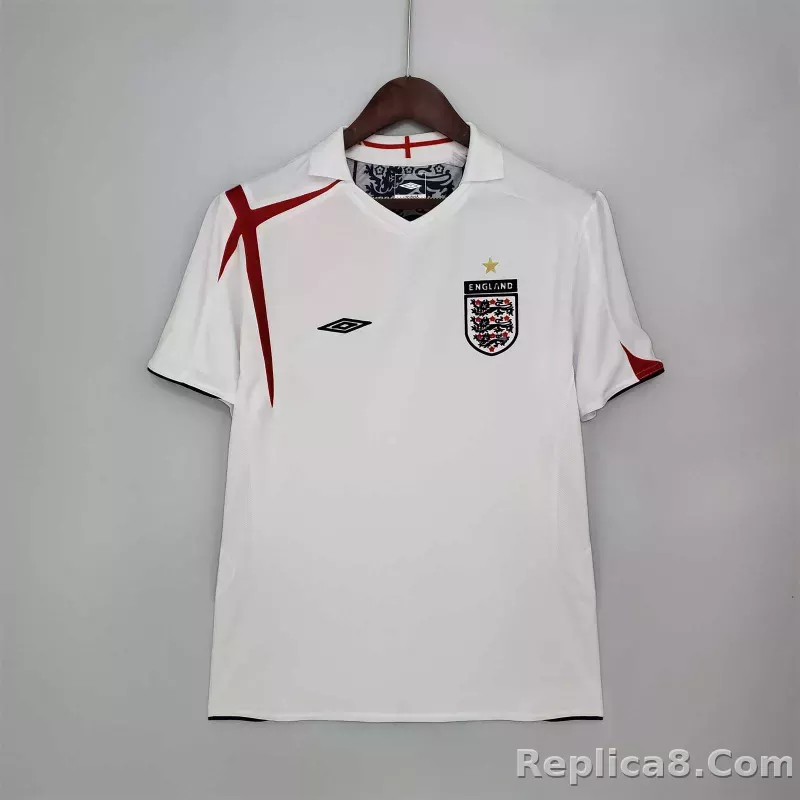 2006 England World Cup Home Retro Jersey