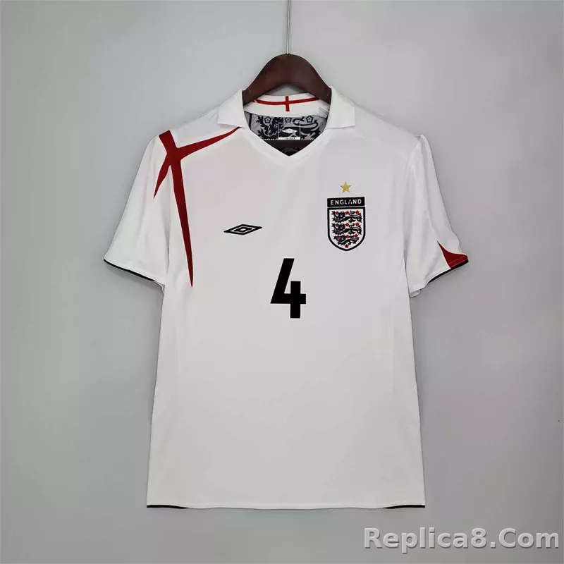 2006 England World Cup Home Retro Jersey - detail