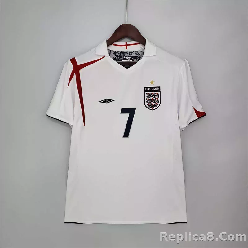 2006 England World Cup Home Retro Jersey - detail
