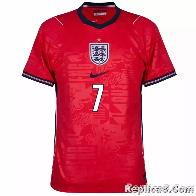 Nike England Away Saka 7 Shirt 2026-2027 - detail