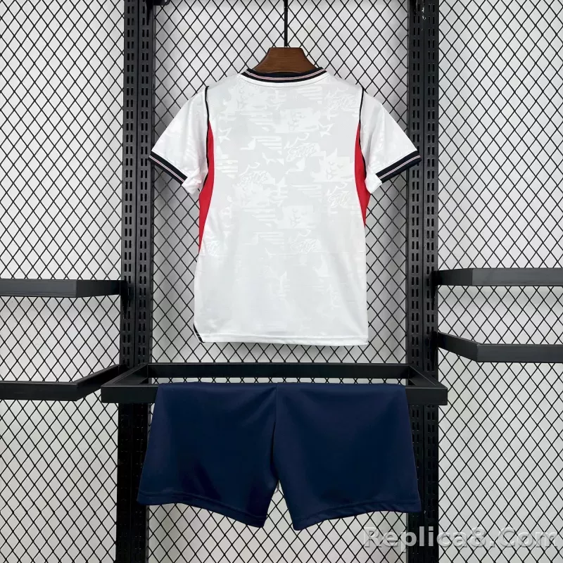 2026 England Home Wolrd Cup Soccer Kids Full Kit Jersey+Shorts+Socks - detail