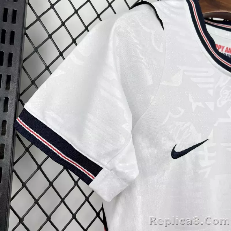 2026 England Home Wolrd Cup Soccer Kids Full Kit Jersey+Shorts+Socks - detail
