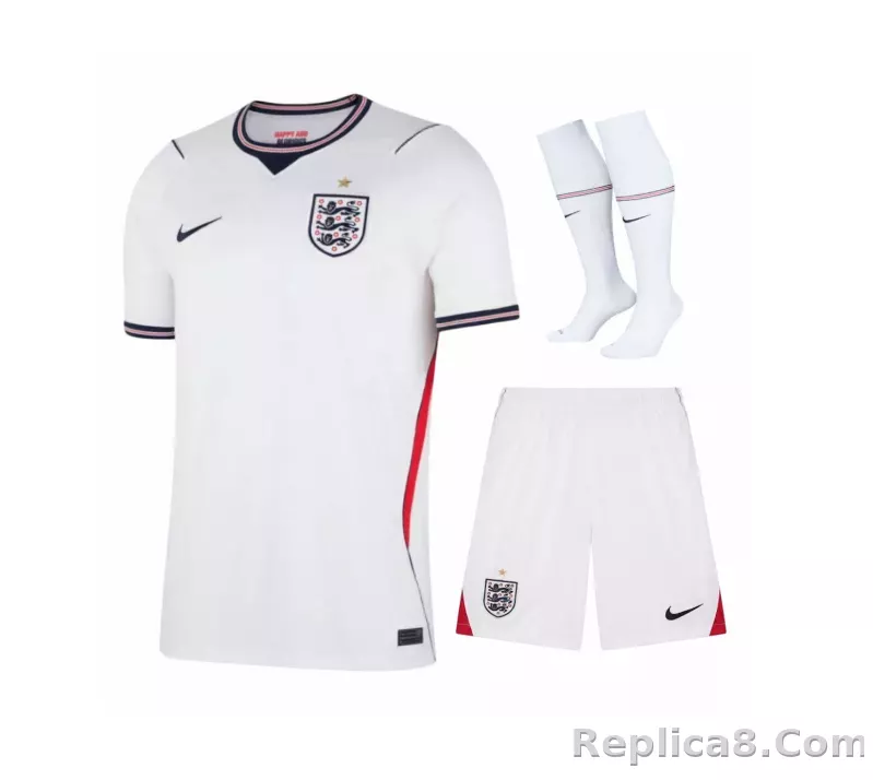 2026 England Home Wolrd Cup Soccer Full Kit Jersey+Shorts+Socks