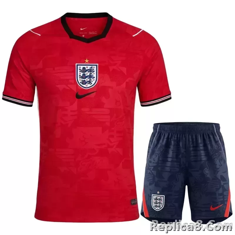2026 England Away Wolrd Cup Soccer Kit Jersey+Shorts