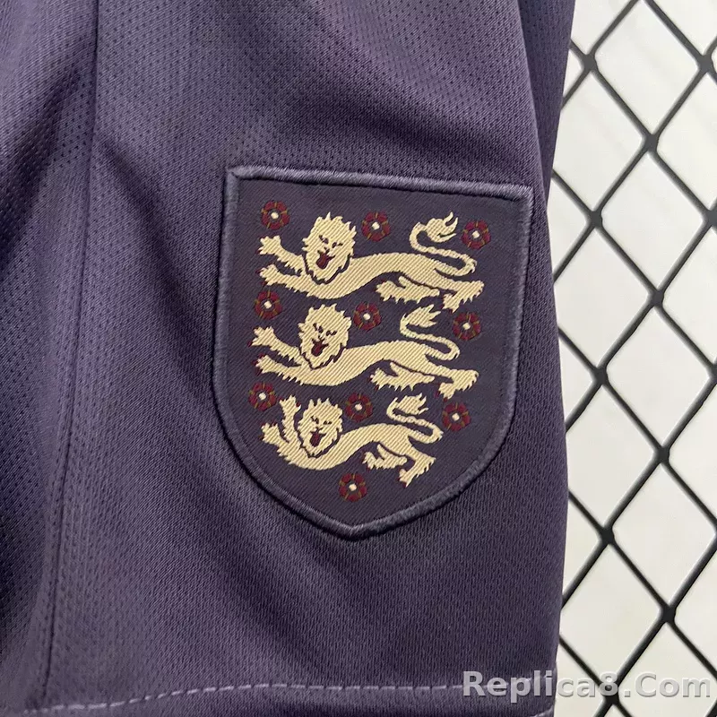 2024 England Euro Cup Away Kids Kit Jersey+Shorts - detail
