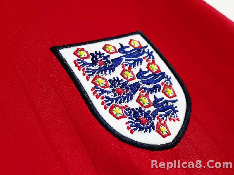 1984/87 England  Away Retro Jersey - detail