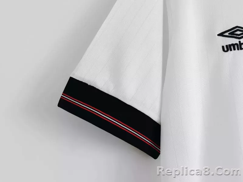 1984/87 England Home Retro Jersey - detail