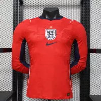 2026 England Away Word Cup Soccer Jersey Player Version Long Sleeve - view 1