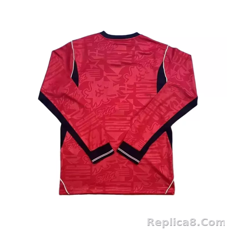 2026 England Away Wolrd Cup Soccer Jersey Long Sleeve - detail