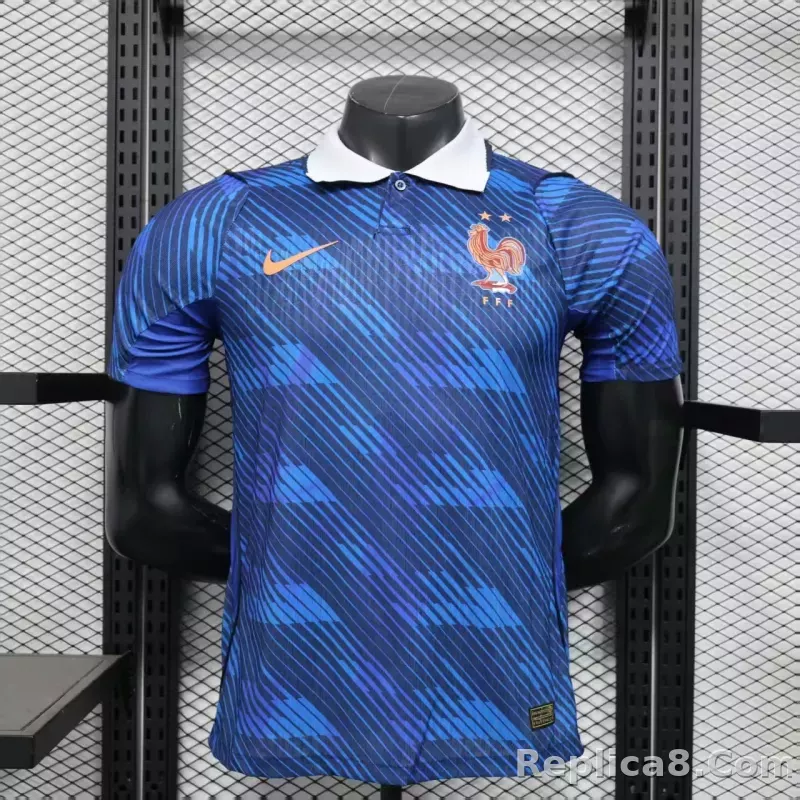 2026 France Home World Cup Soccer Jersey Authentic Shirt