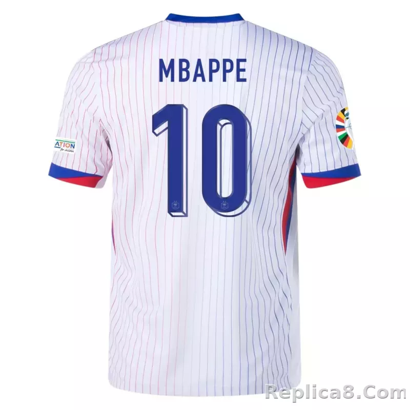 2024 France MBAPPE #10 Euro Cup Away Jersey